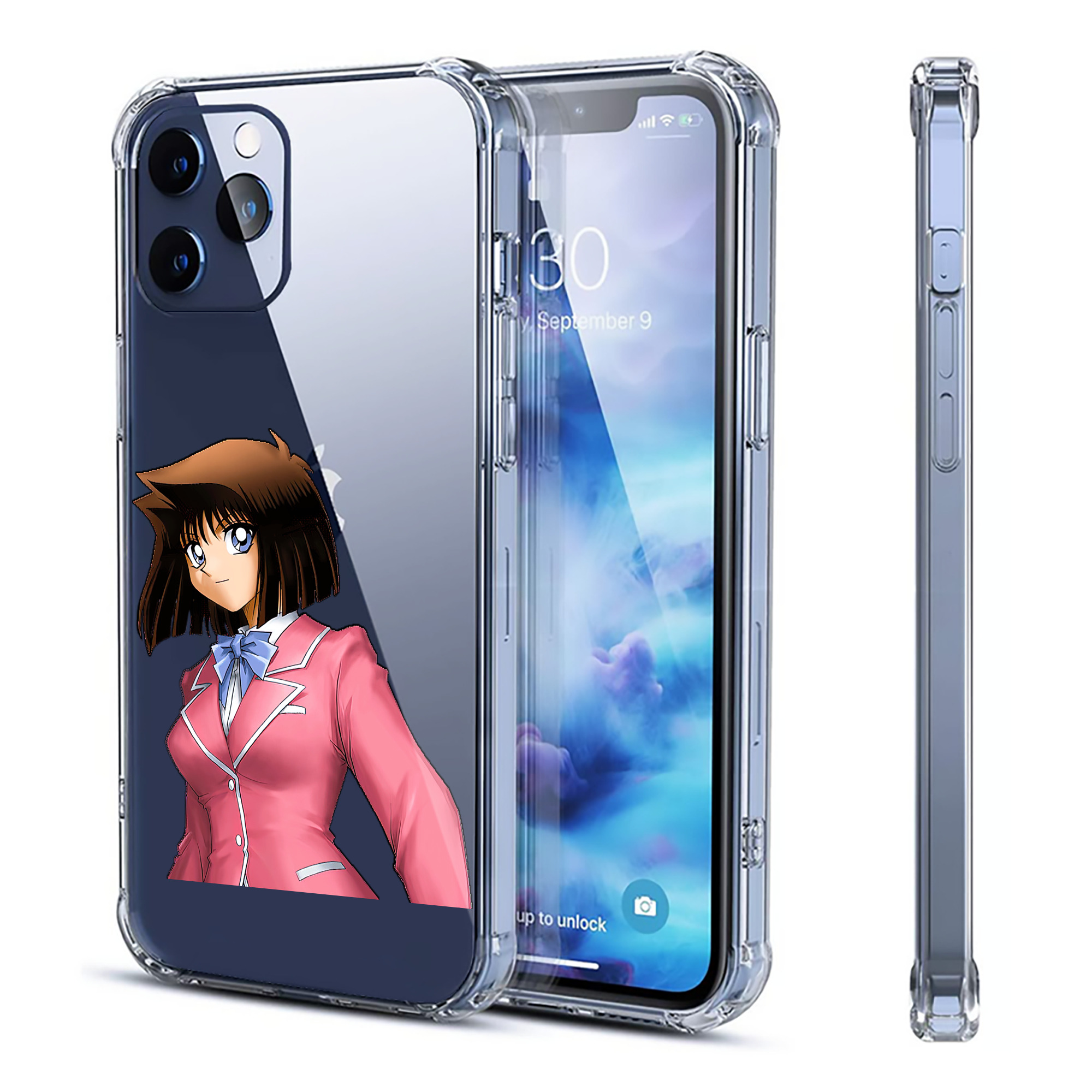 （画像用） 遊☆戯☆王 Yu-Gi-Oh! 【iPhone 12シリーズ対応】透明スマホケース（クリアソフトケース）